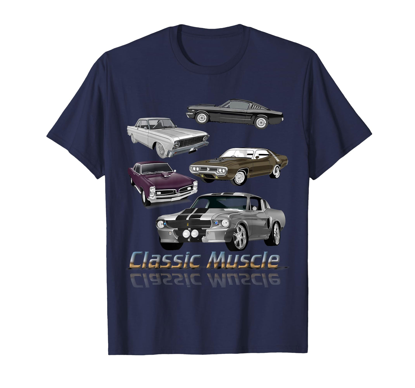 Classic American Muscle Cars Vintage Gift T-Shirt T-Shirt