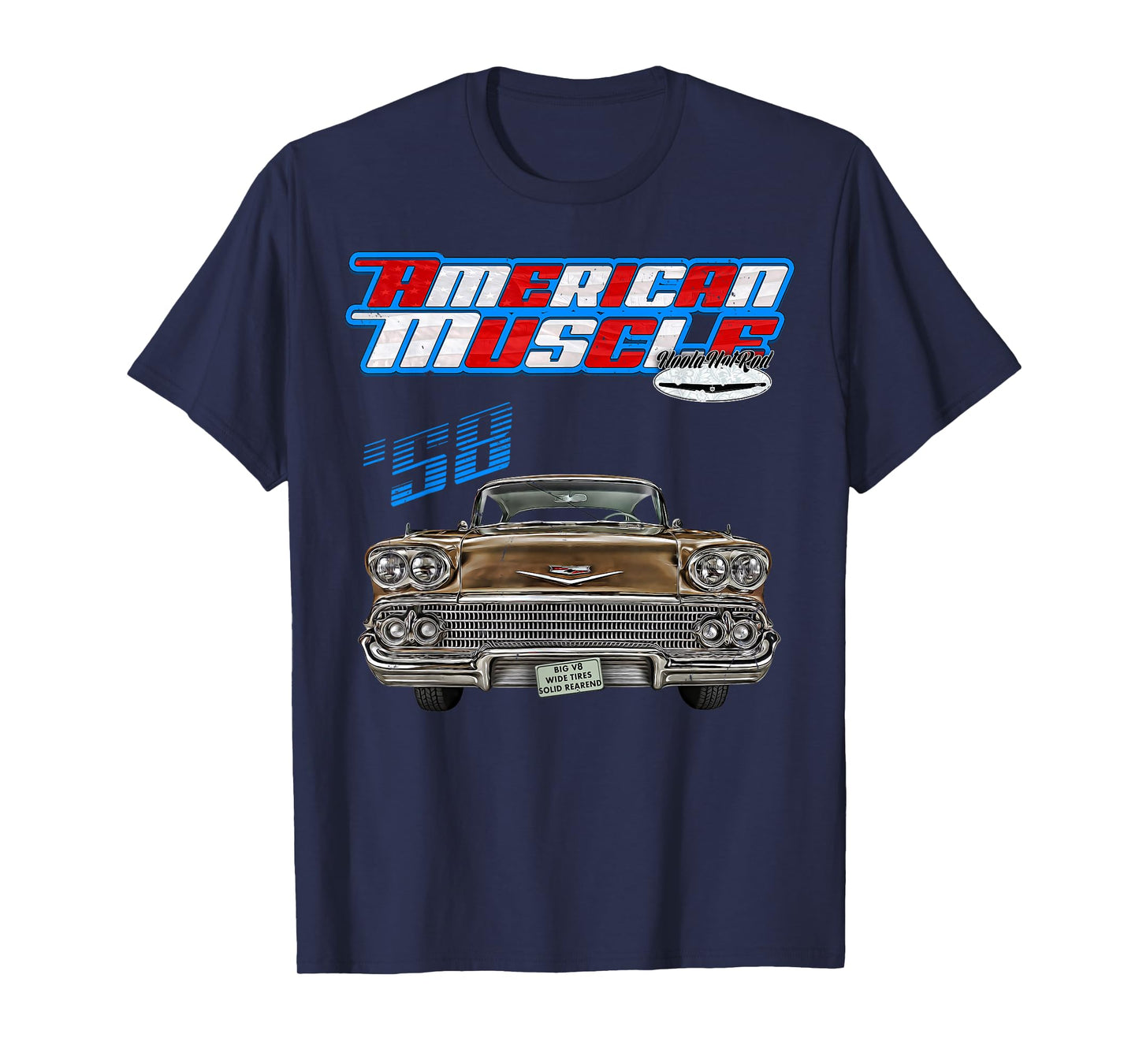 1958,Impala,BelAir,Bel Air,DelRay,Del Ray,Muscle Car,Hot Rod T-Shirt