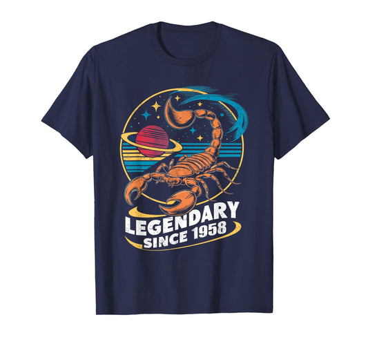 Legendary Since 1958 Scorpio Zodiac Vintage Birthday Scorpio T-Shirt