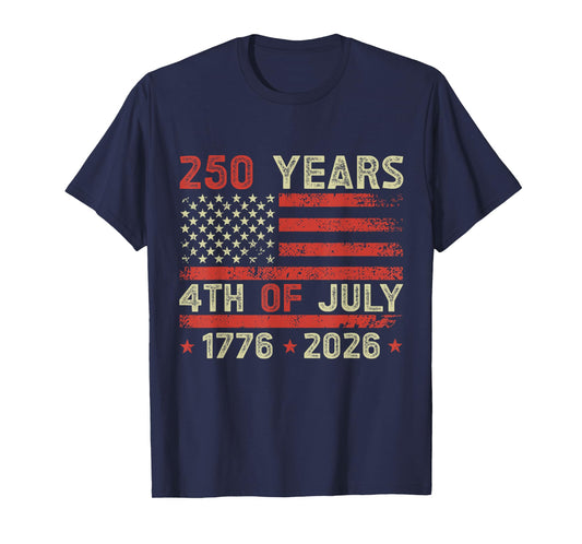 250th Anniversary 4th of July 2026 USA 250th Anniversary T-Shirt