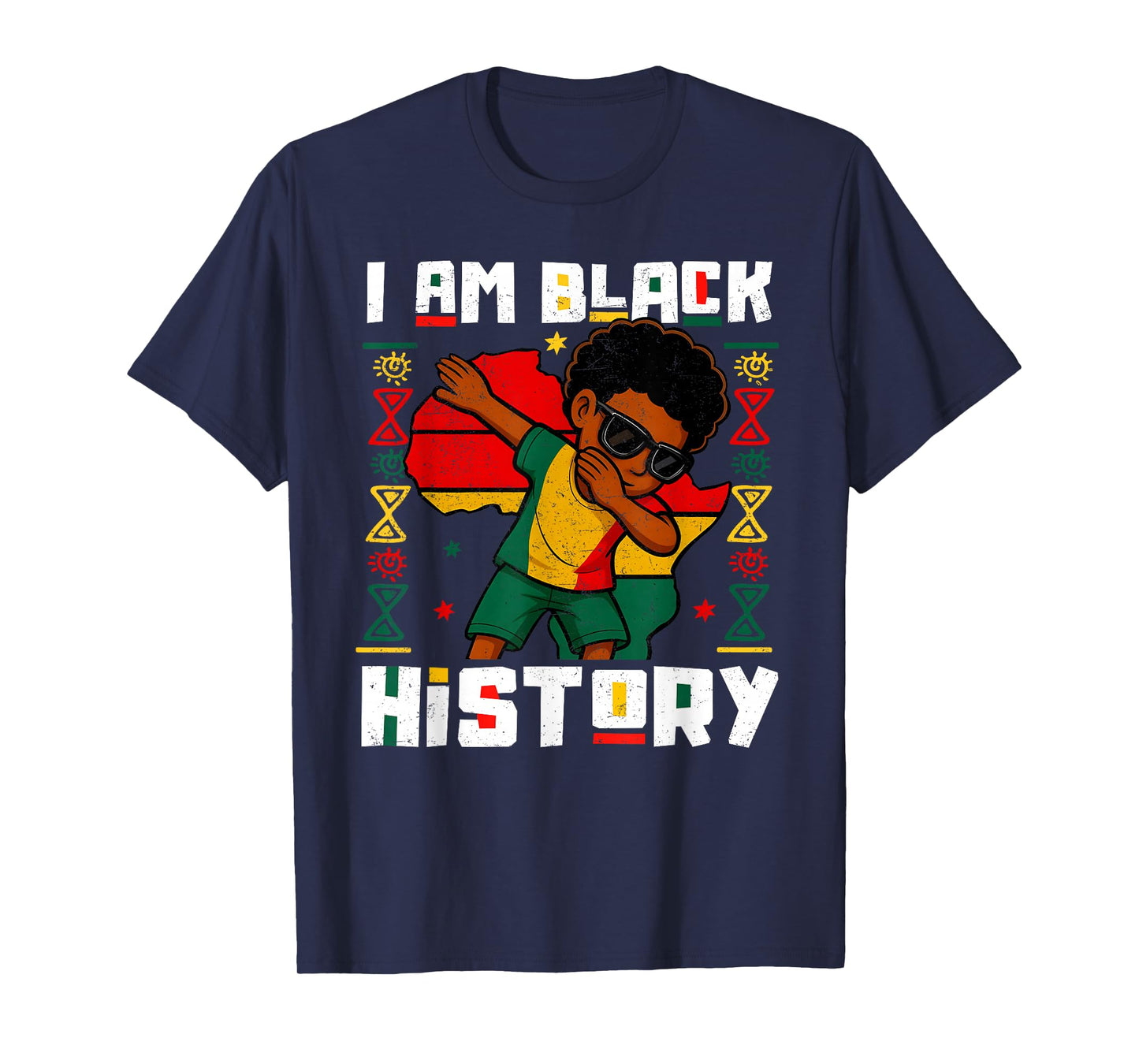 Dabbing Boy I Am Black History Month African American Kids T-Shirt