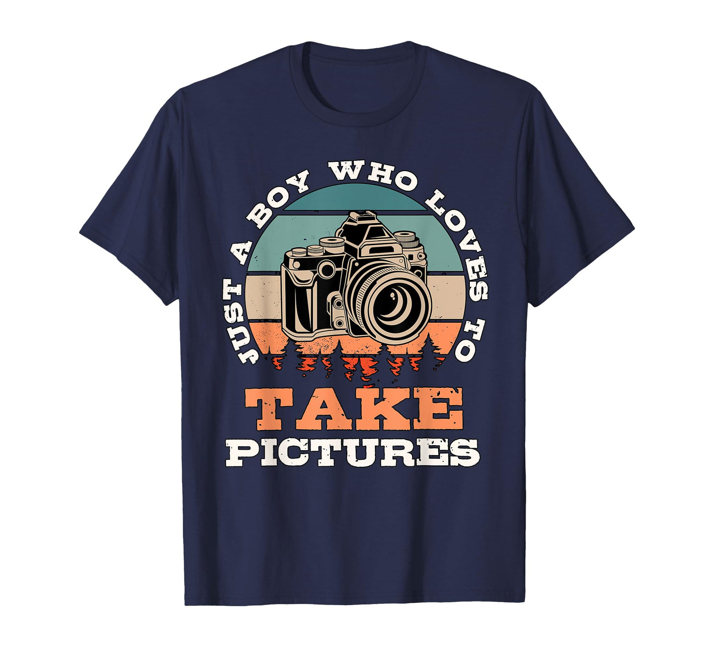 Boy Who Loves To Take Pictures Photographer Photography T-Shirt