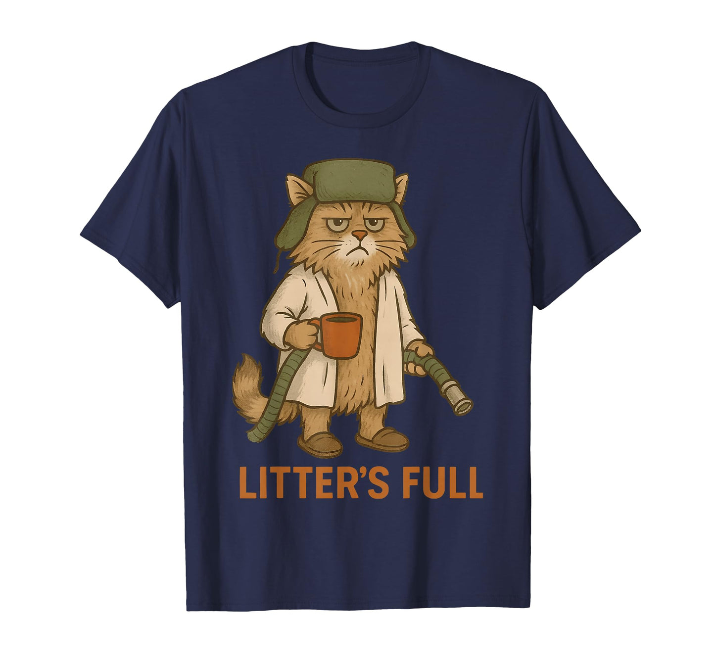 Funny Cat Litter's Full Christmas Cat Xmas Women Men Kids T-Shirt