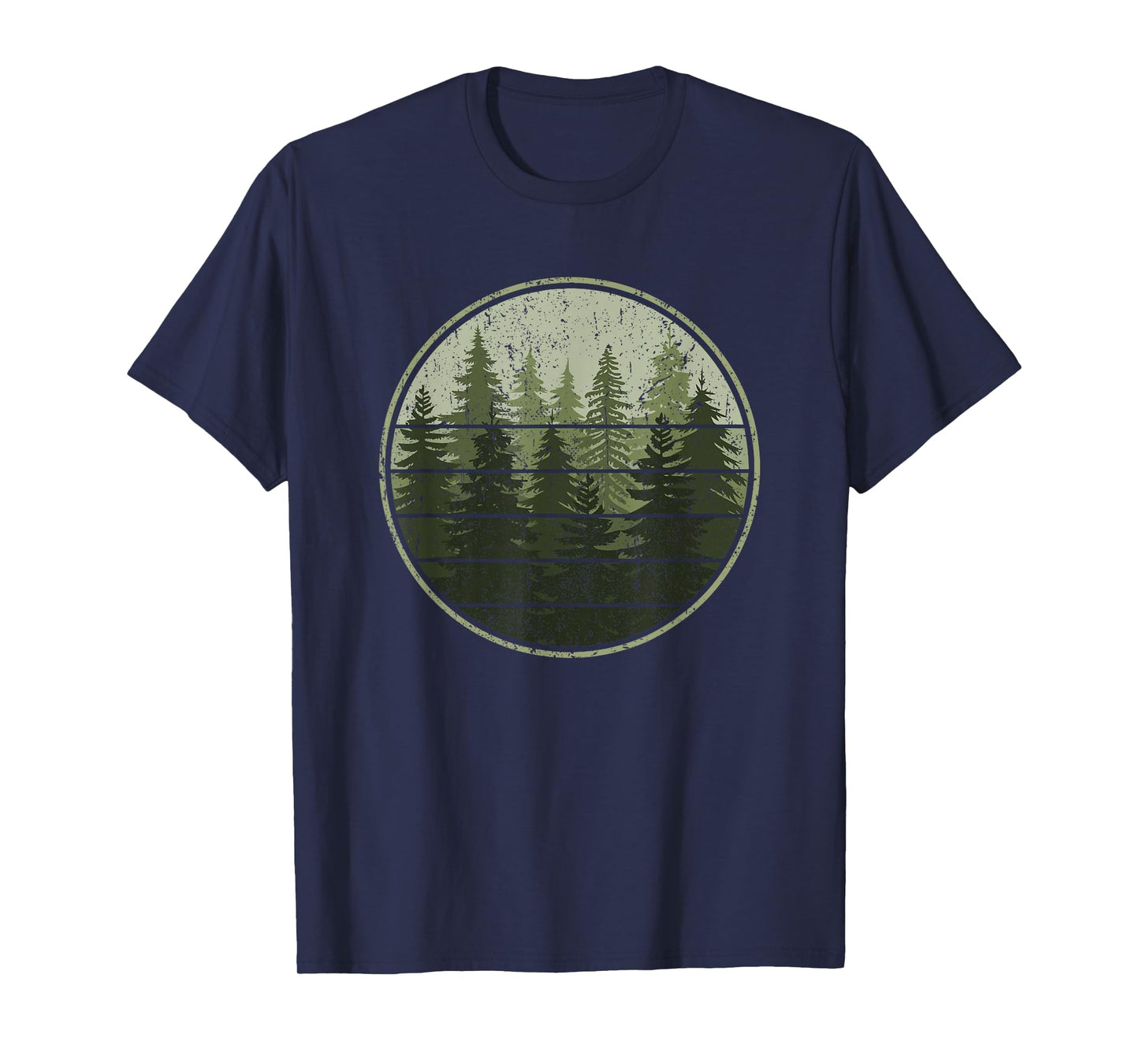 Trees Wildlife Nature Vintage Forest T-Shirt