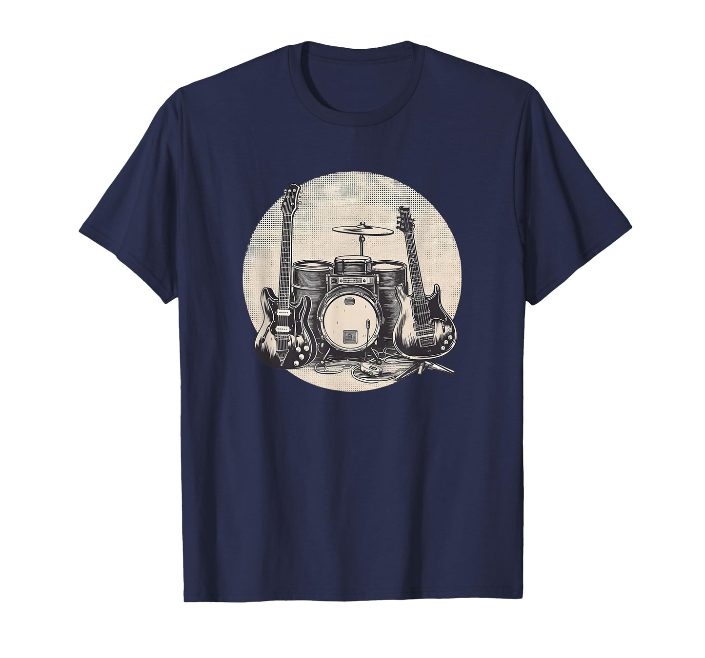 Music Lover Rock Music rock 'n' roll guitar drums concerts T-Shirt