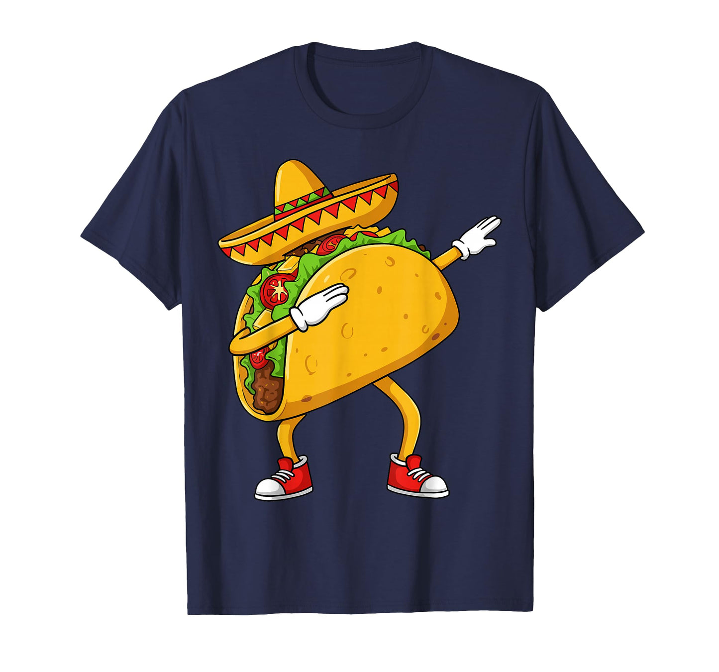 Mexican Dabbing Taco Funny Cinco de Mayo T-Shirt