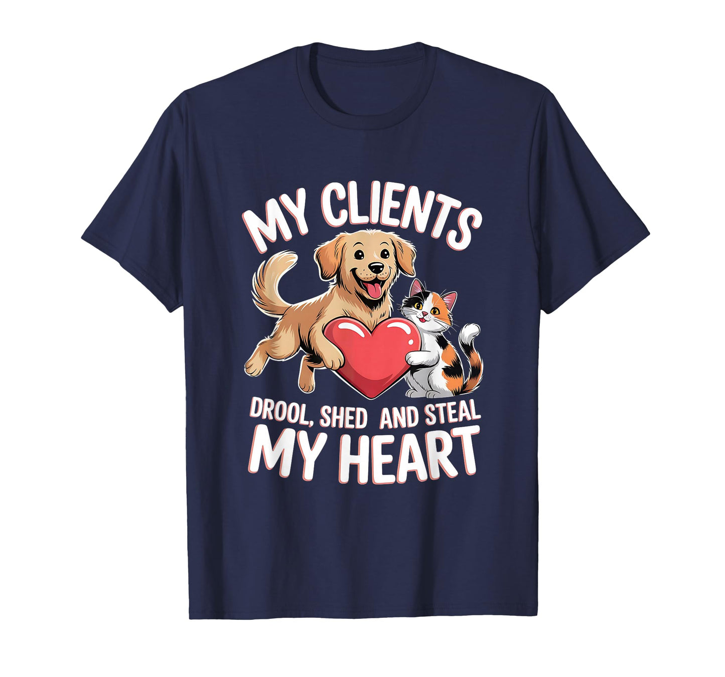 Pet Sitter Dog Sitting Clients Cat Enthusiast T-Shirt