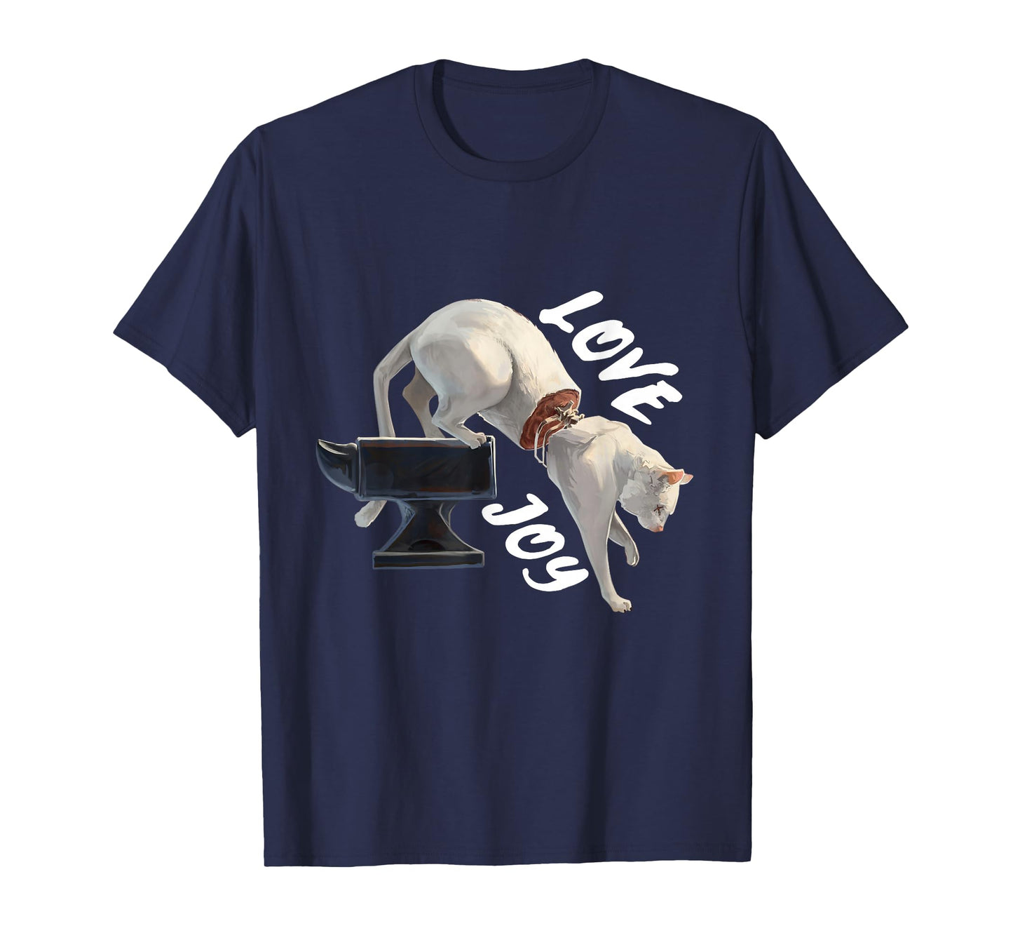 Funny Cute Cat Rock Band Lovejoy Design for Music Fans T-Shirt