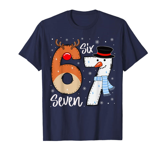 67 Meme Six Seven for Kids Women Men Boys Girls Christmas T-Shirt