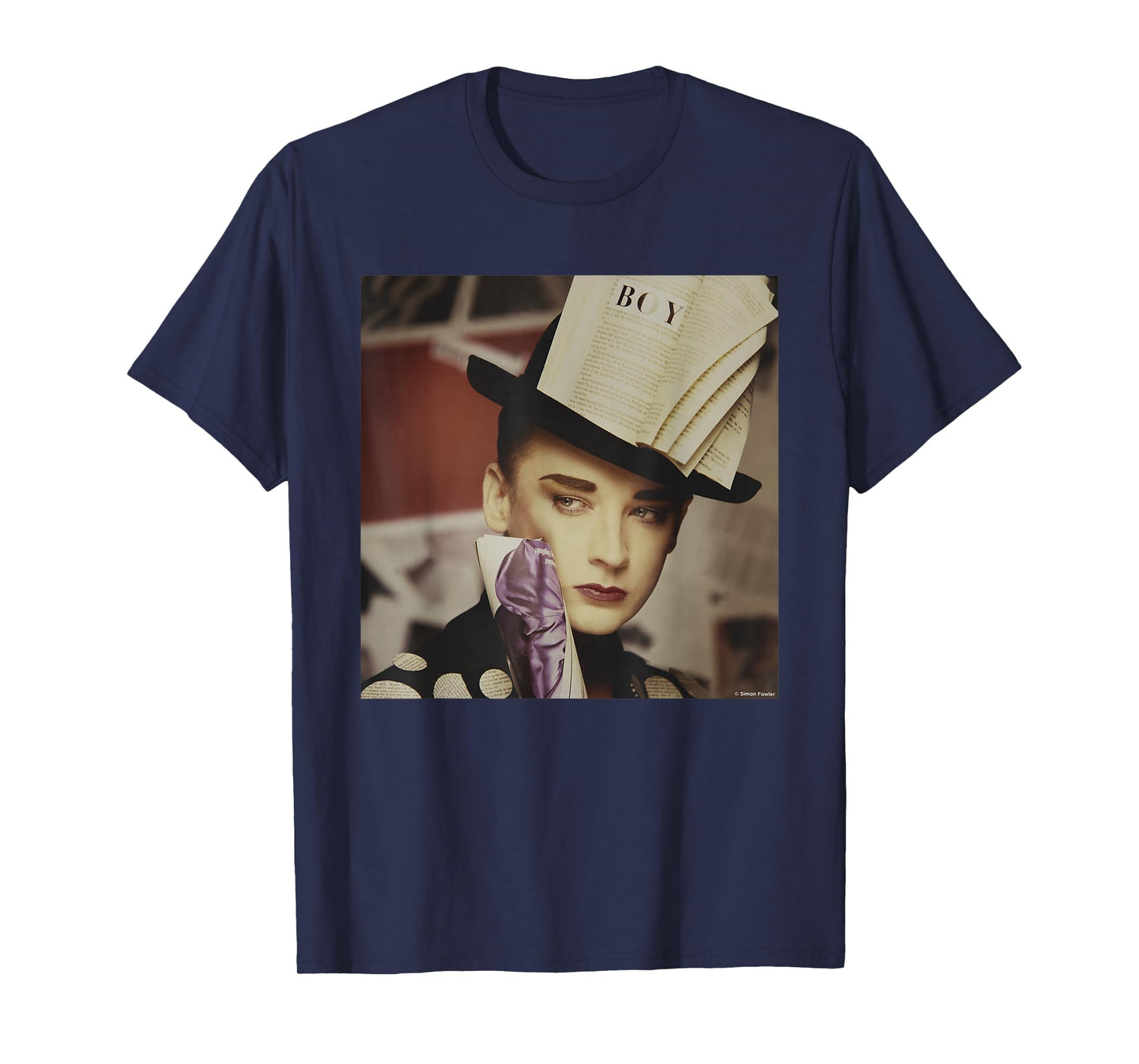 Boy George Book Boy Hat Culture Club By Simon Fowler T-Shirt