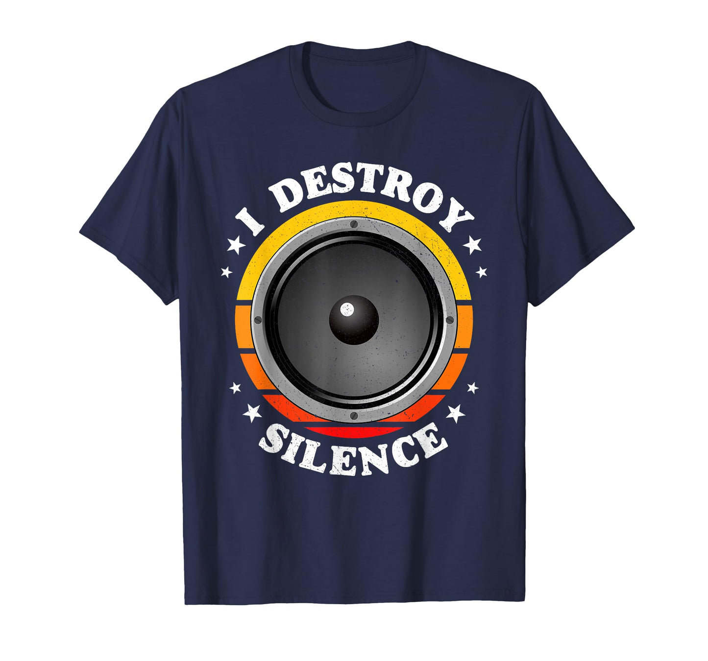 I Destroy Silence Speaker T-Shirt