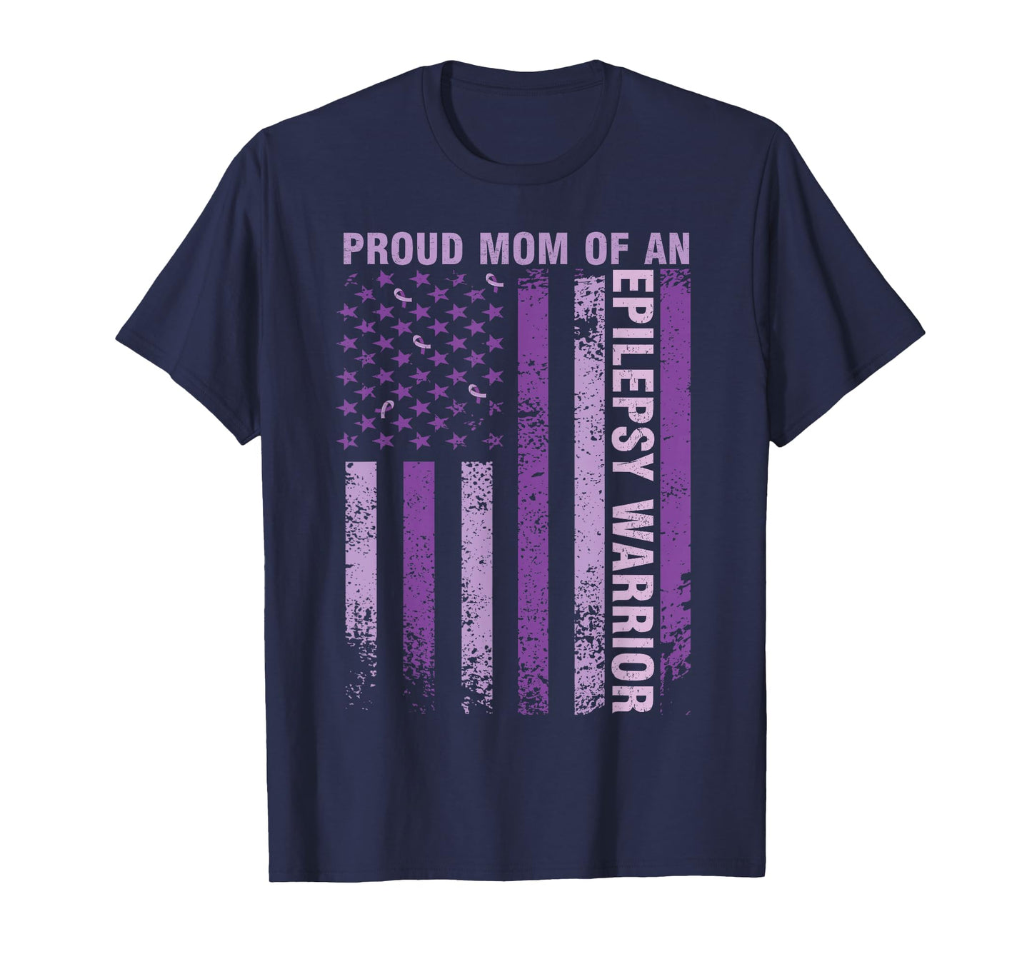 Proud Mom Of An Epilepsy Warrior Epilepsy Awareness Month T-Shirt