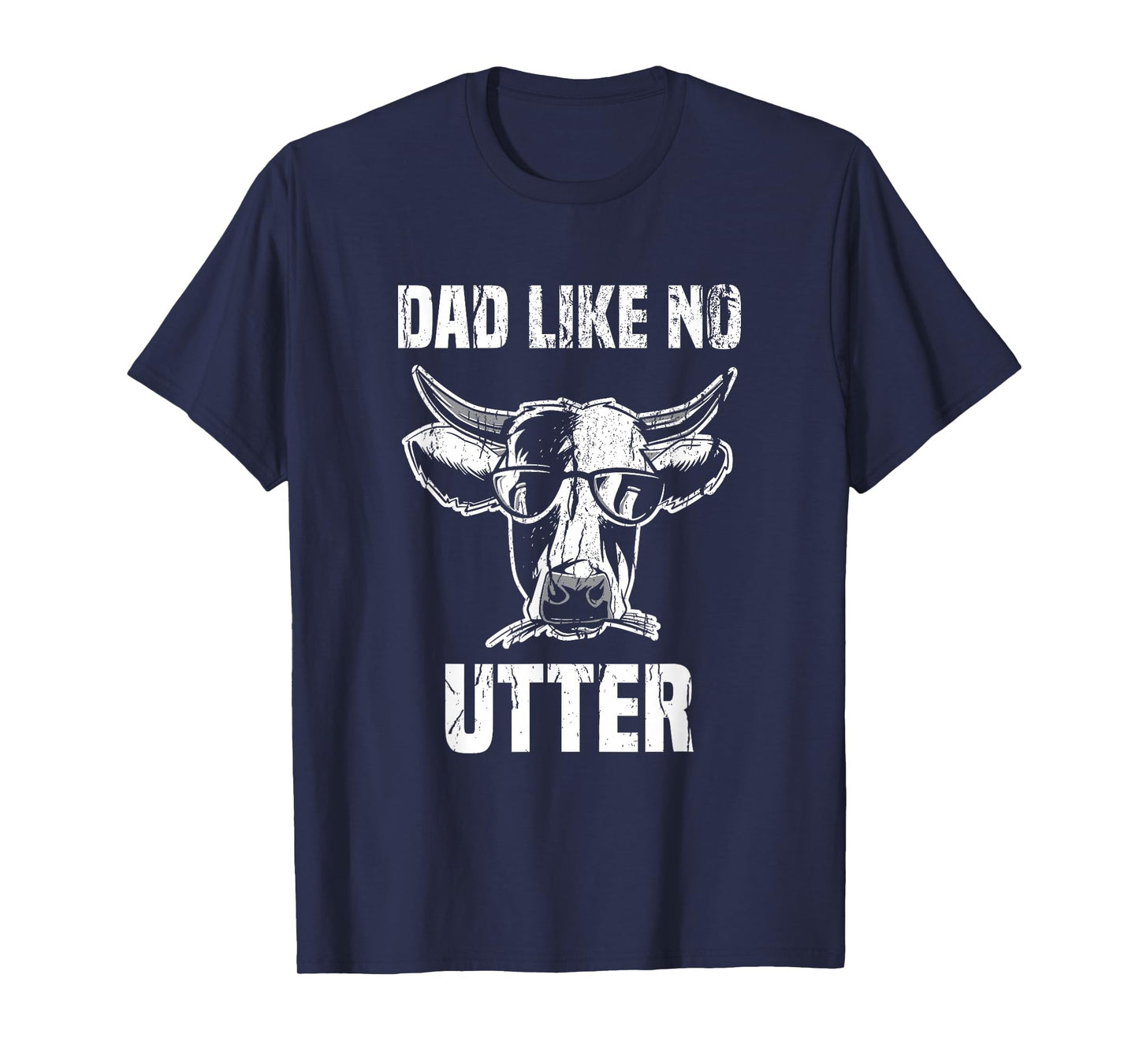 Lustige Khe Bauernhof Papa Farming Leben Kuh Men's Adults Black Animal T-Shirt Small Classic Fit Crew Collar Short Sleeve Father's Day