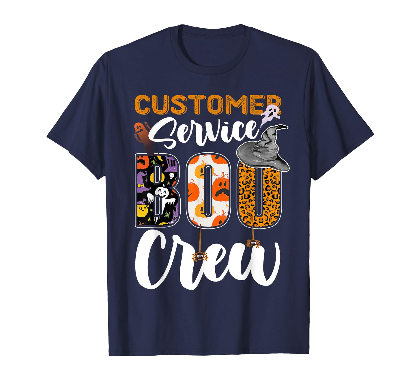 Customer Service Boo Crew Halloween Matching Specialist T-Shirt