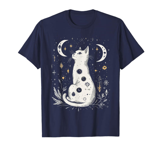 Astrology Cat Kitty Meow Animal Pet Outerspace Constellation Men Women Kids T-Shirt