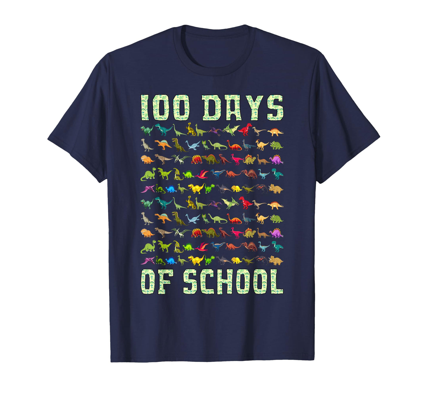 100 Days of School Dinosaur 100 Days Smarter 100th Day Kids T-Shirt