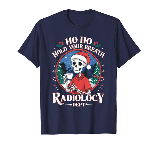 Christmas Radiology Tech Skeleton Xray Tech CT MRI Women T-Shirt