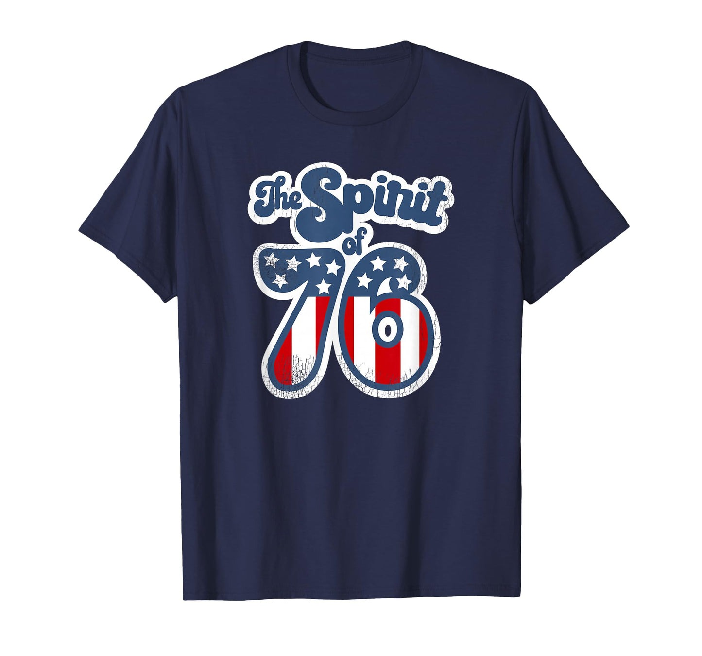 The Spirit of 76 Vintage Design Retro T Shirt T-Shirt