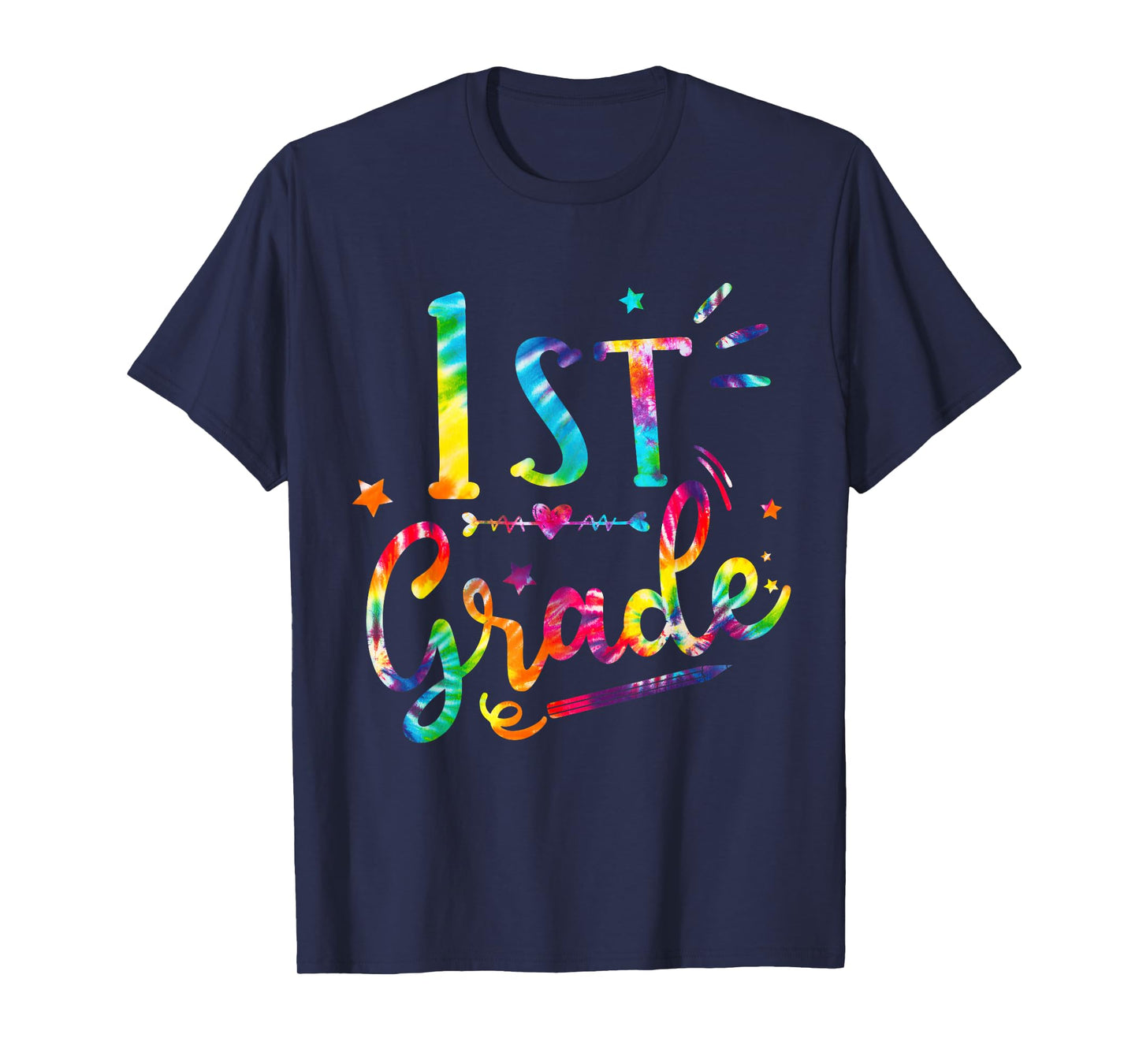 1st Grade Tie Dye Shirt First Grade Shirs Back To School T-Shirt