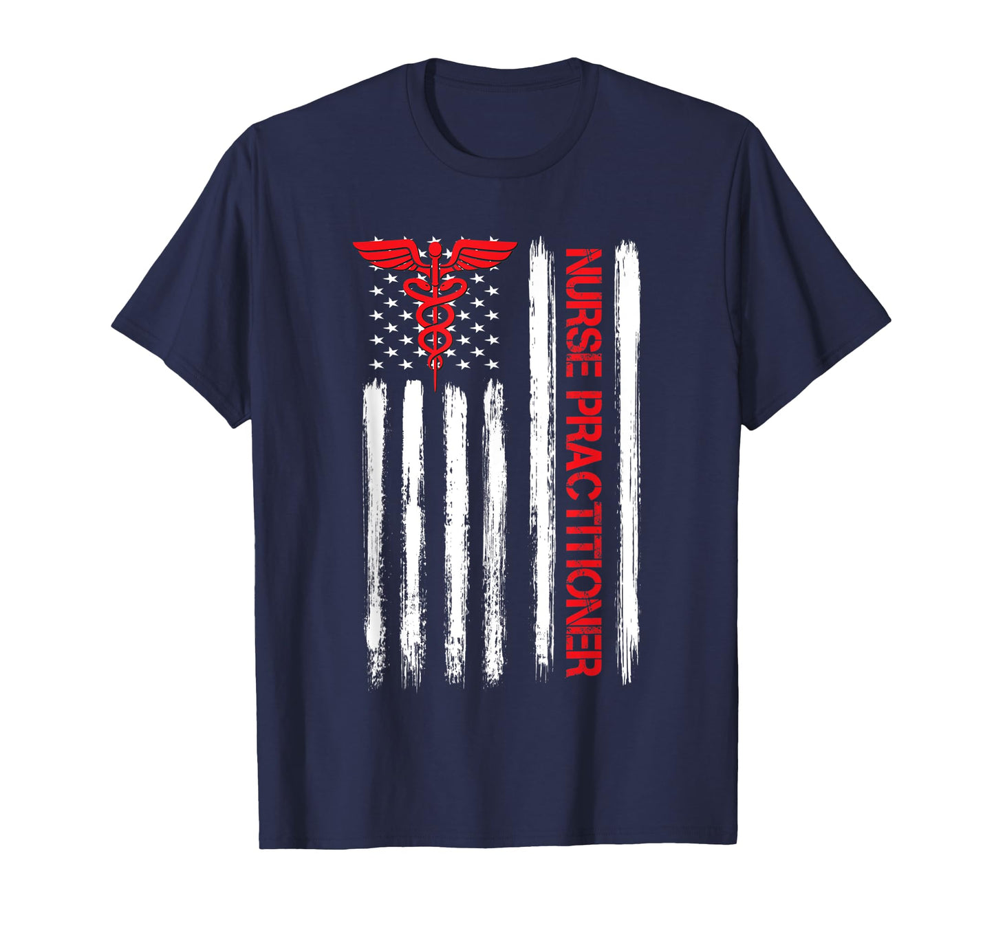 American Flag NP Nurse Practitioner Graduation Gifts T-Shirt