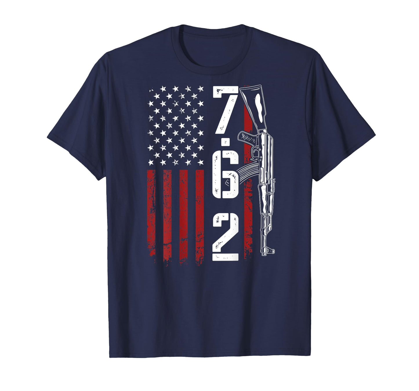 7.62 Ammo AK47 Rifle Owner 762 - Funny Pro Gun - ON BACK T-Shirt