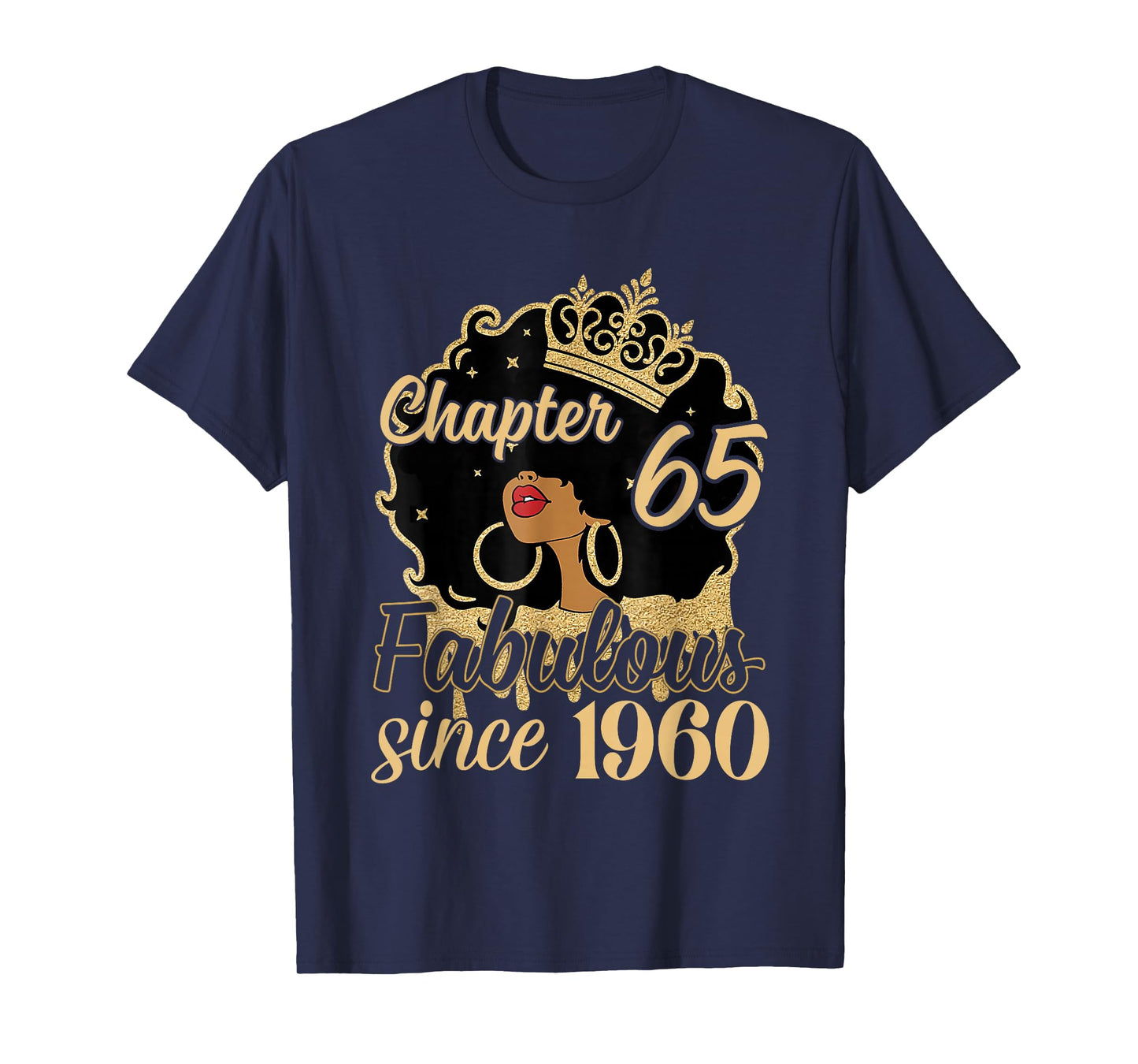 Chapter 65 Fabulous Since 1960 65th Birthday for Girls Women T-Shirt