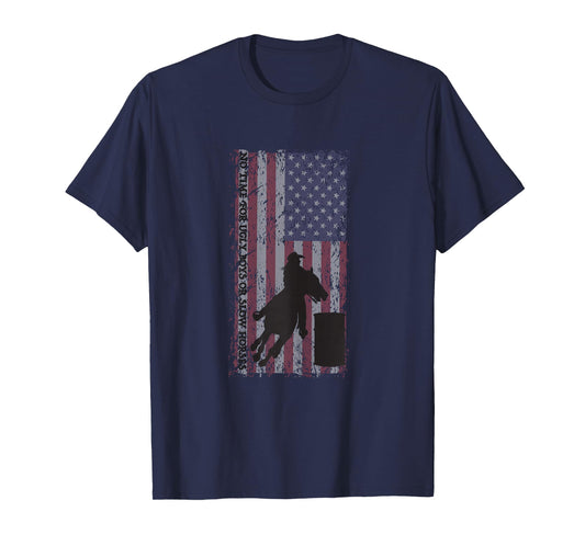 Barrel Racer t Shirt, Horse Racing and Rodeo Girls T-Shirt