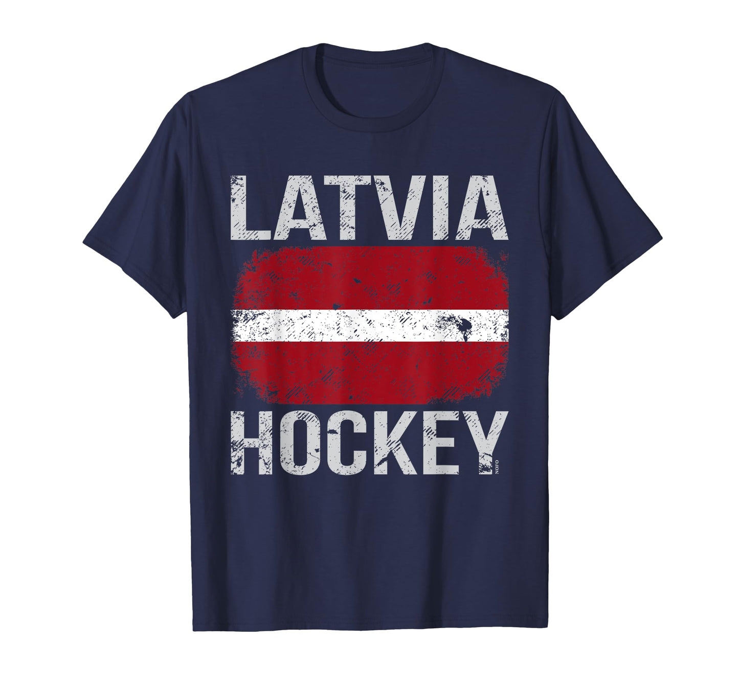 Latvia Hockey, Latvian Flag T-Shirt T-Shirt