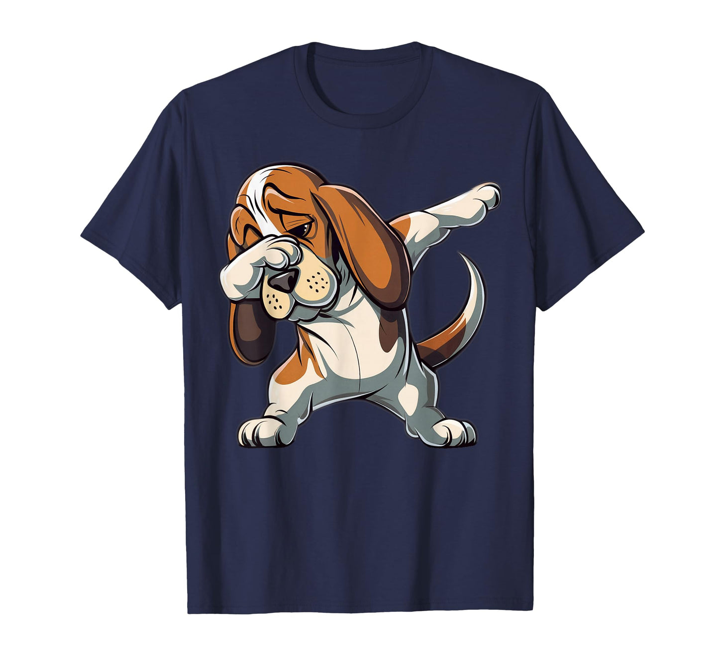 Dabbing Basset Hound Dab Dance Dog Lover Gifts for Men Women T-Shirt