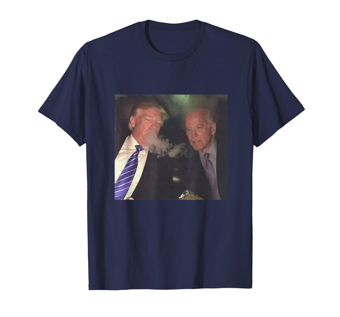 Funny Trump and Biden Smoking T-Shirt