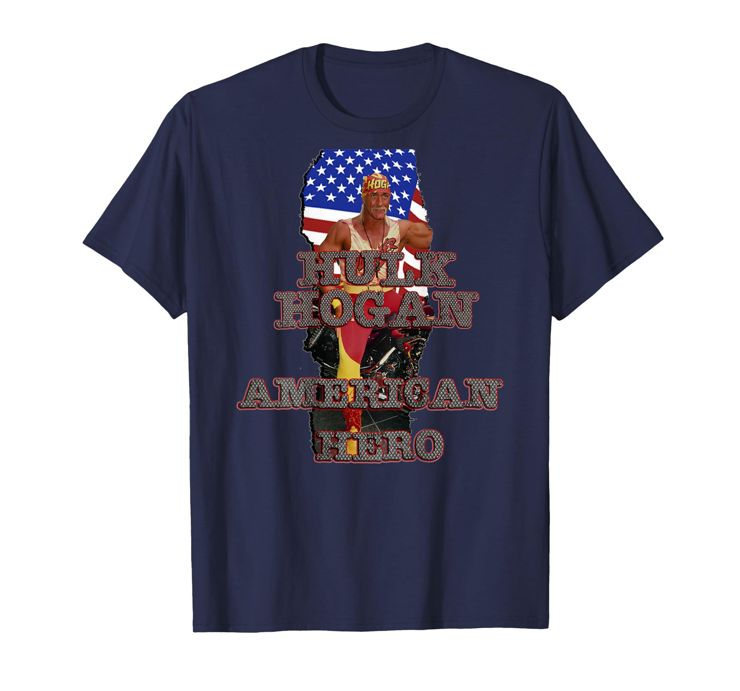 Hulk Hogan_005_Back Printed T-Shirt