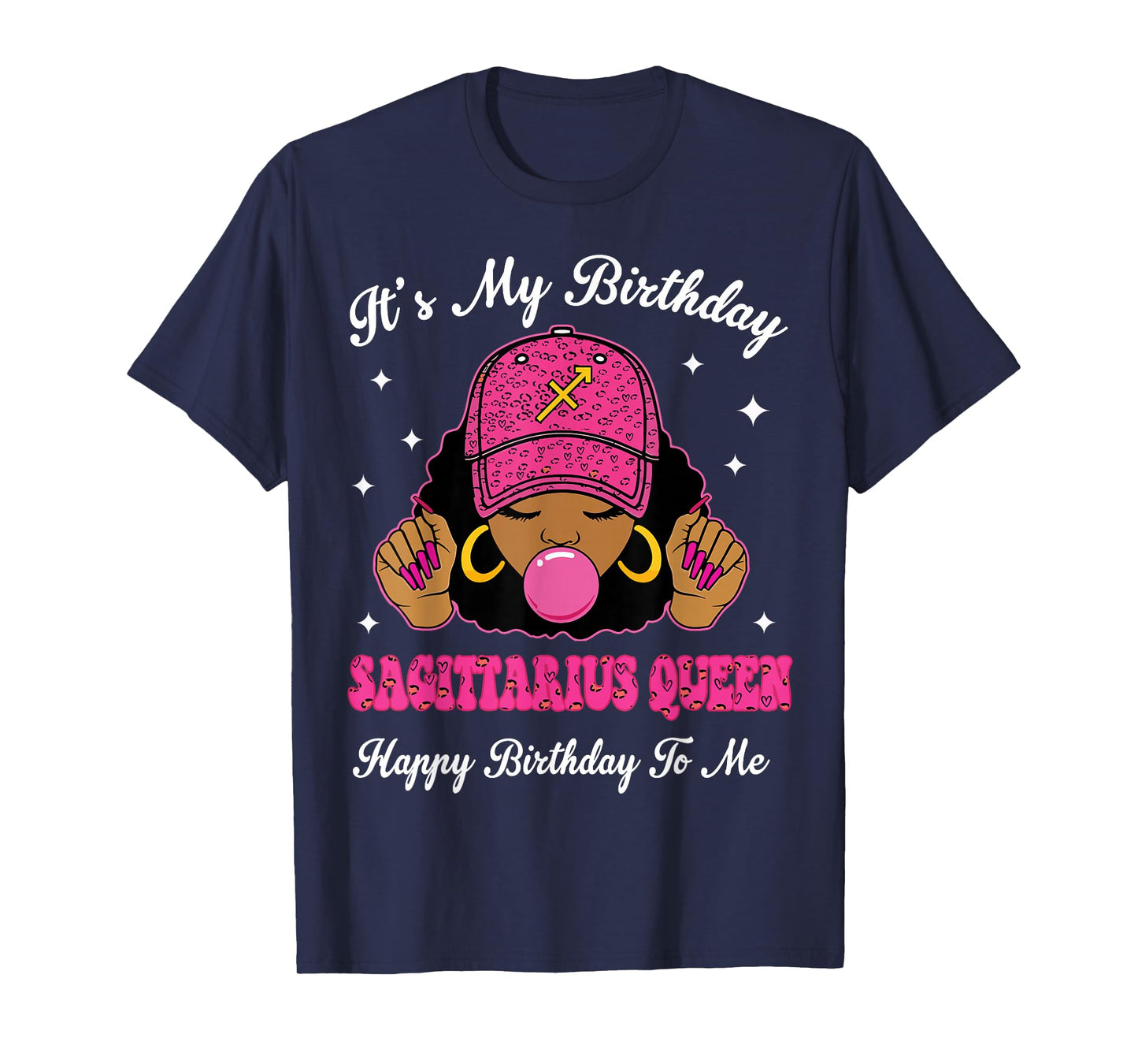 It's My Birthday Sagittarius Queen Happy Birthday to Me Girl T-Shirt