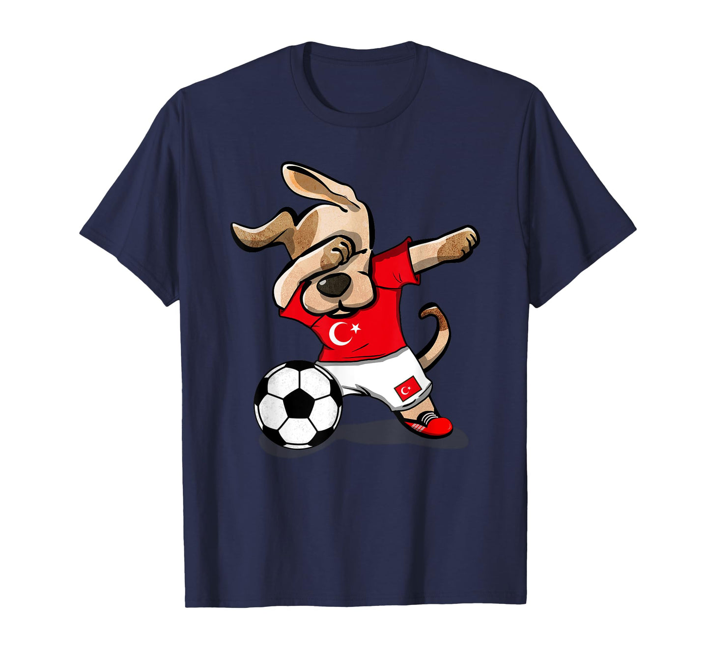 Dog Dabbing Soccer Turkey Jersey Shirt Turkish Football Men Women Kids T-Shirt