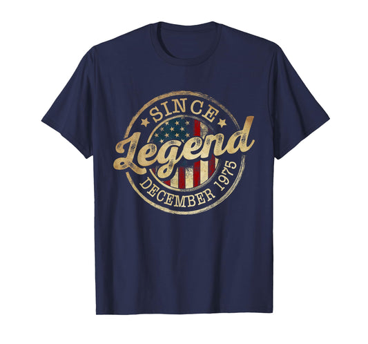 Legend Since December 1975 Vintage 50th Birthday Classic T-Shirt