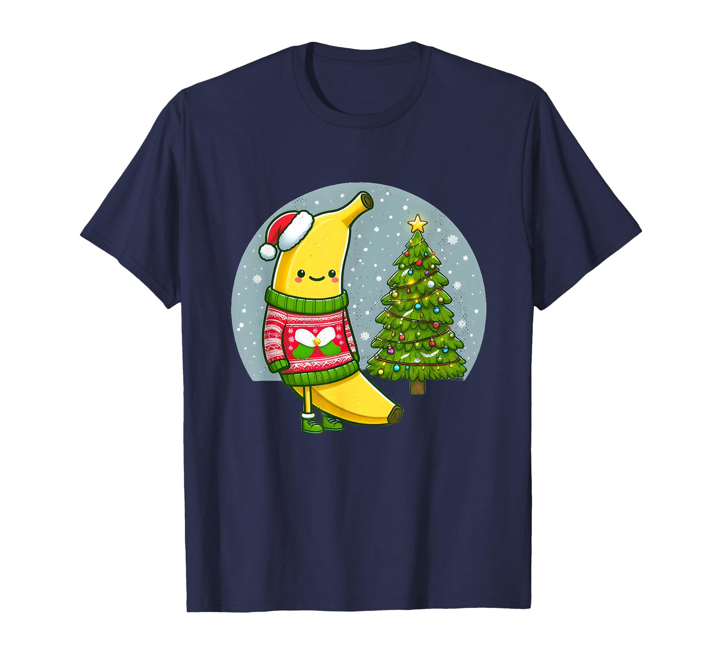 Banana in Ugly Christmas Sweater T-Shirt