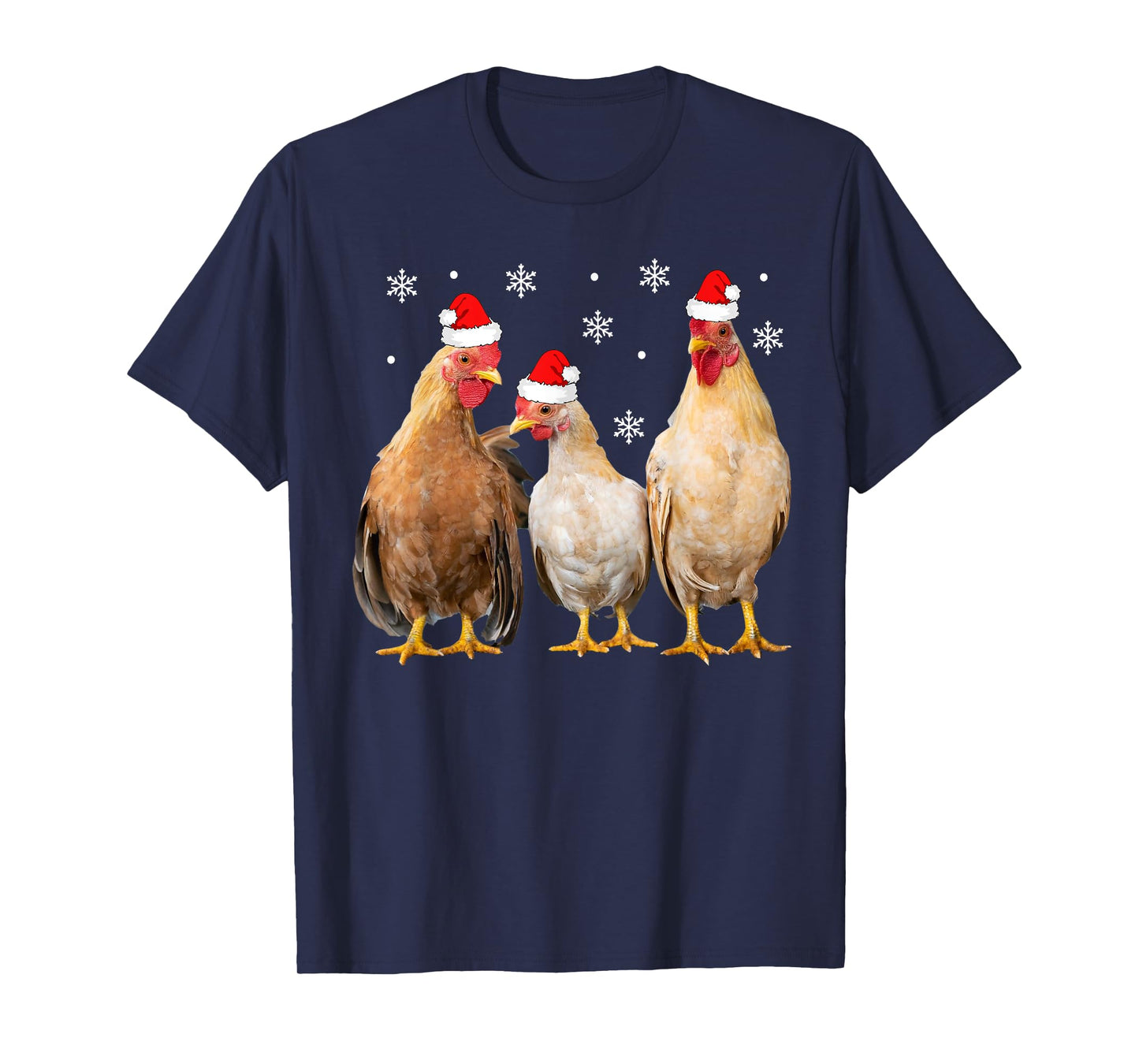 Christmas Chicken Shirt Kids Matching Family Chicken Pajamas T-Shirt