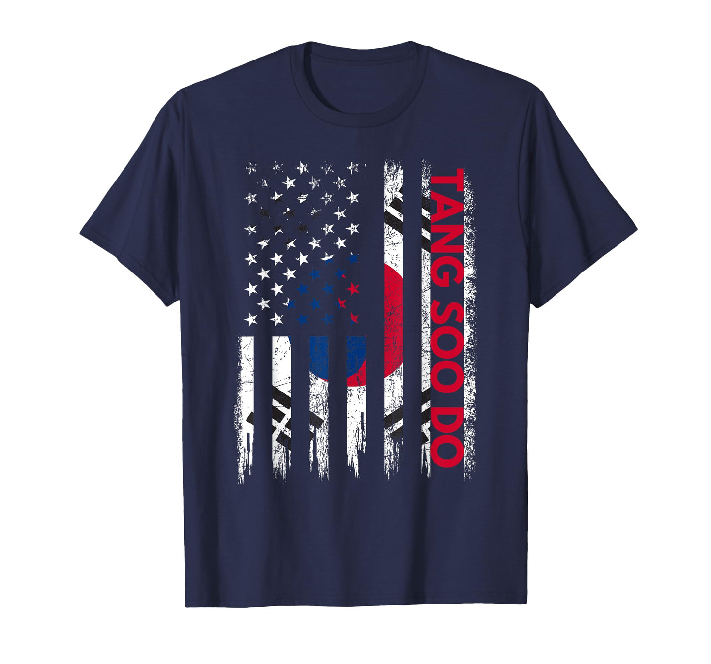 Tang Soo Do Karate Martial Arts Training Korean Flag T-Shirt