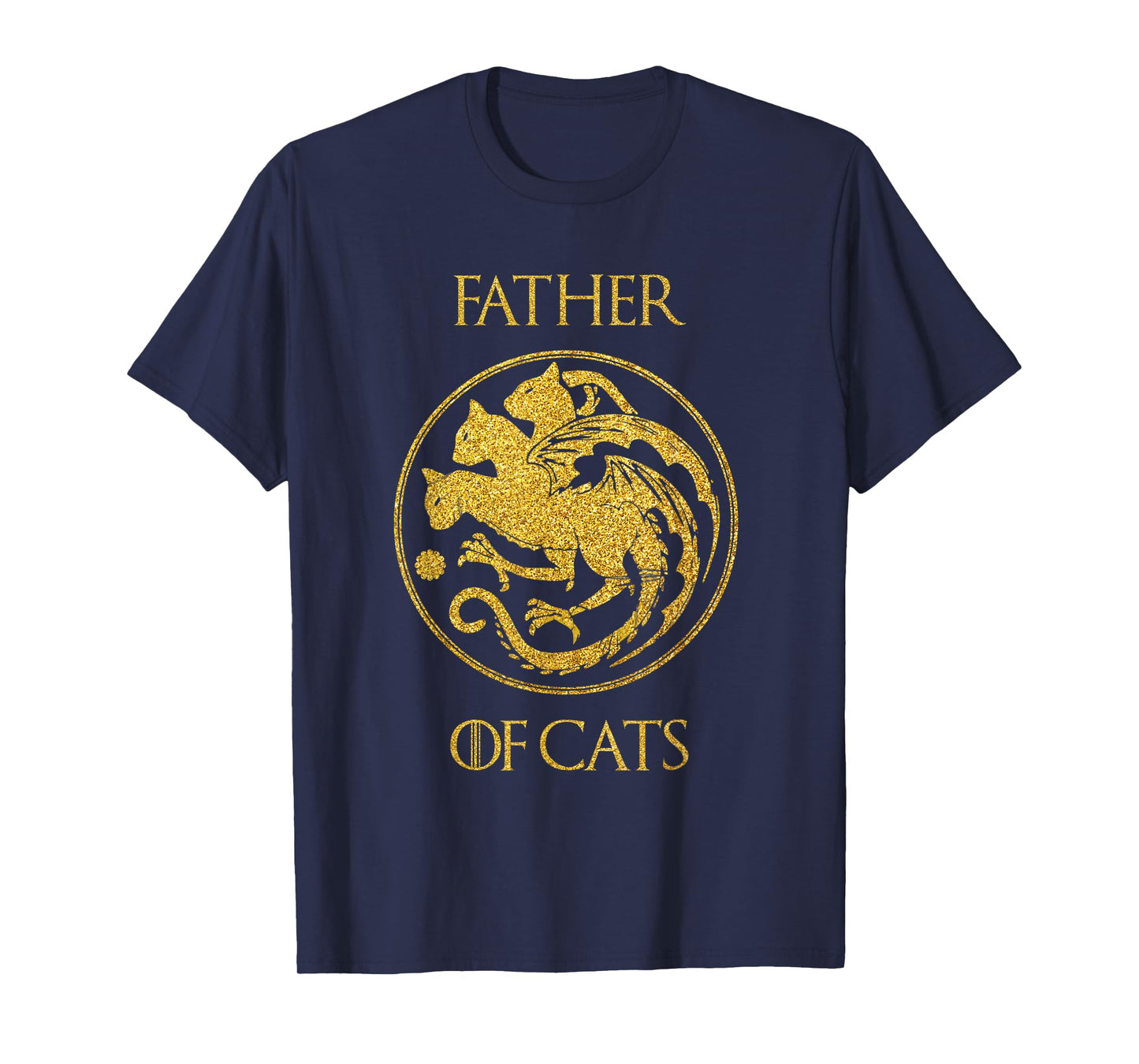 Father of Cats Shirt Cat Dad Cat Daddy T-Shirt
