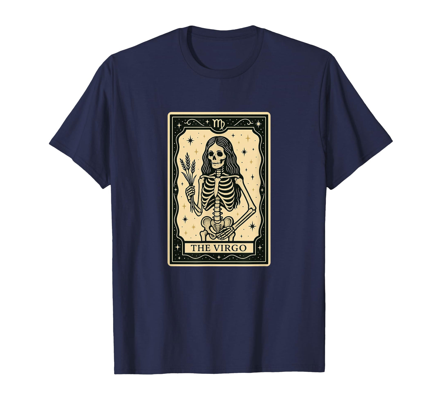 The Virgo Tarot Card - Halloween Spooky Gothic Witchy T-Shirt