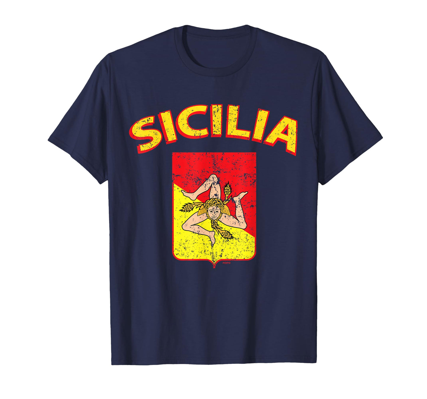 Sicilia Italia Flag, Sicilian, Sicily Italy, Sicilia T-Shirt T-Shirt