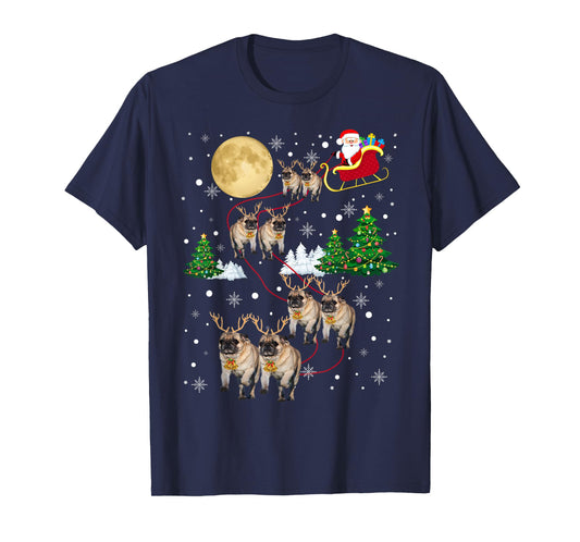 Pug Dogs Tree Christmas Sweater Xmas Pet Animal Dog Gifts Men Women Kids T-Shirt