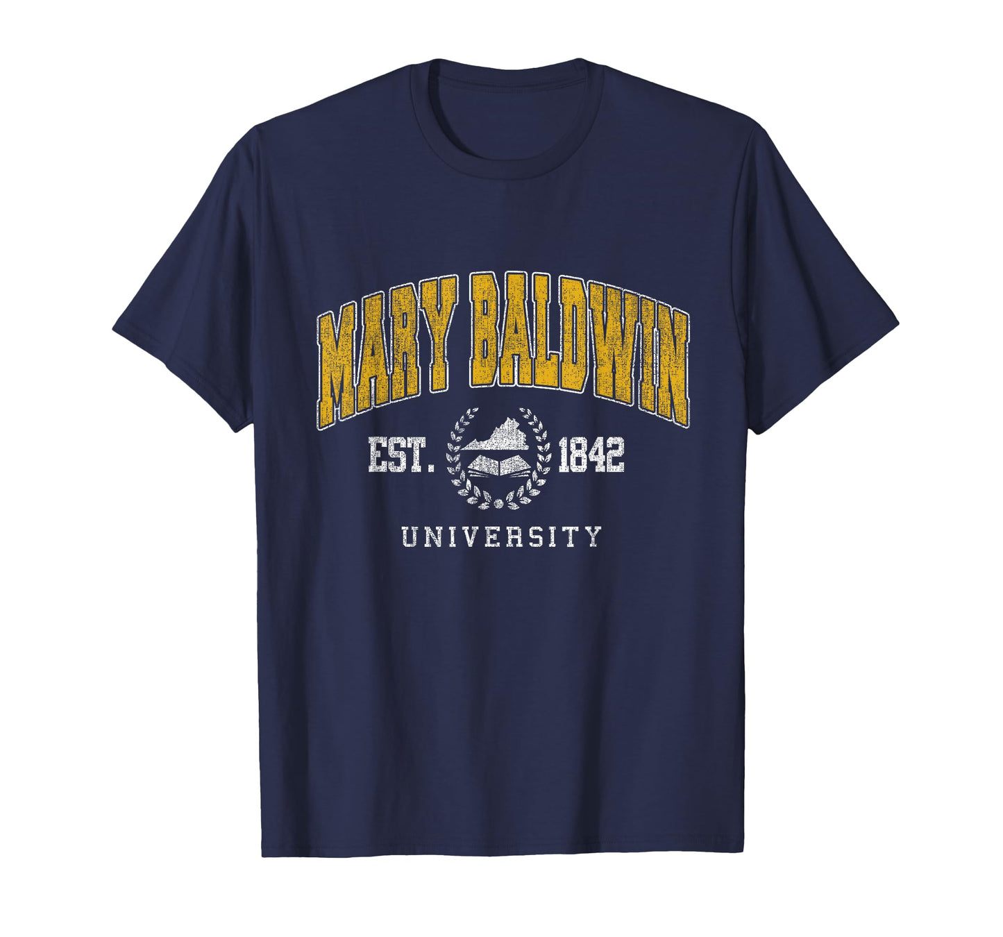 Retro Vintage Mary Baldwin Athletic Sports Tee Men Women T-Shirt