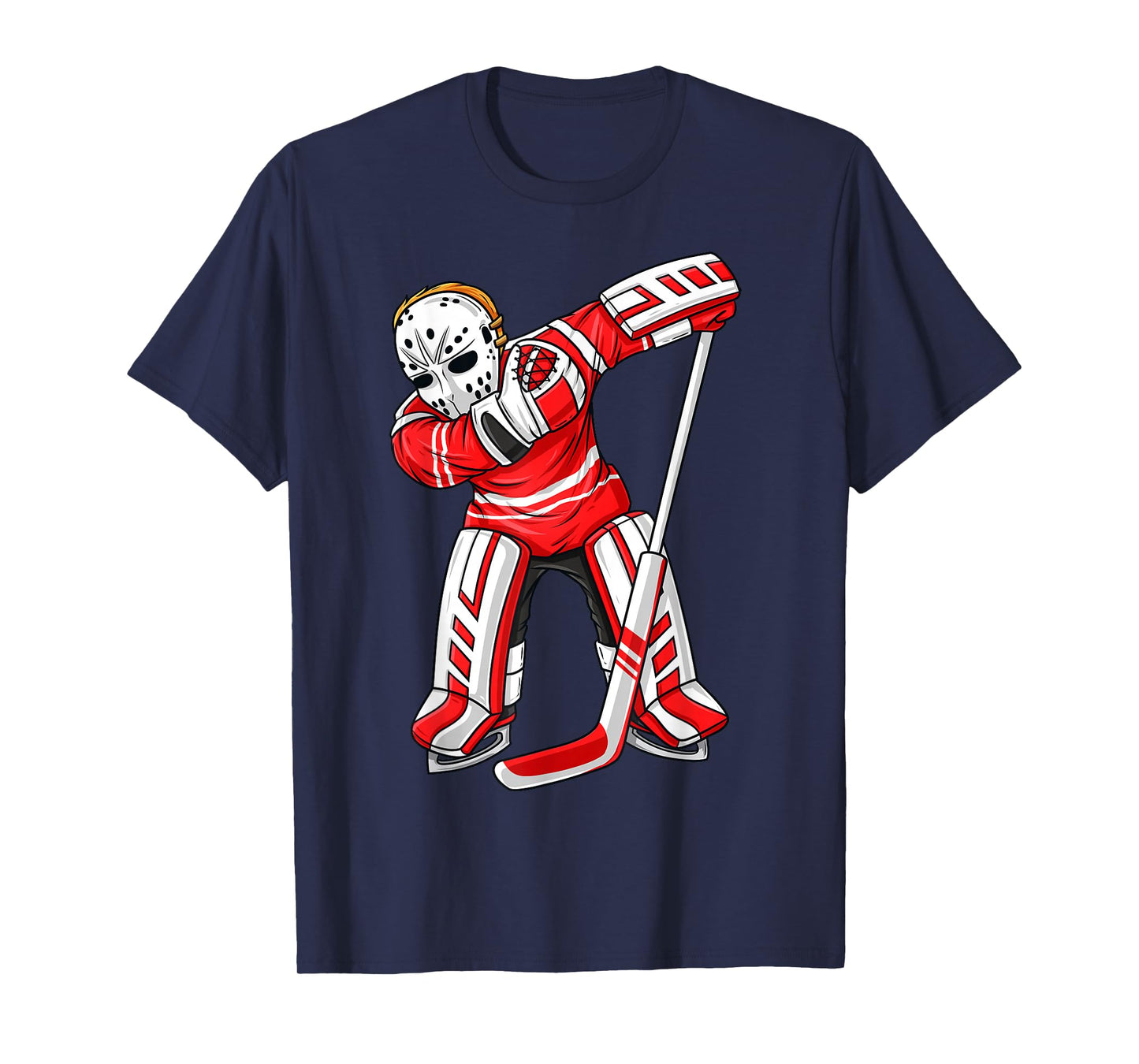 Dabbing Ice Hockey Player Funny Boys Girls Kids Dab Gift T-Shirt