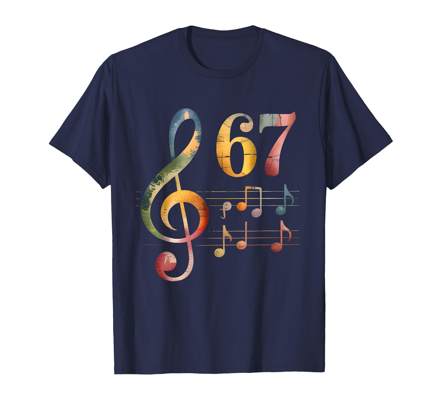 Funny 67 Music Meme Slang Six Seven Music Teacher Musician T-Shirt