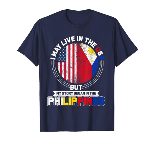 Philippine USA Flag Philippines T-Shirt