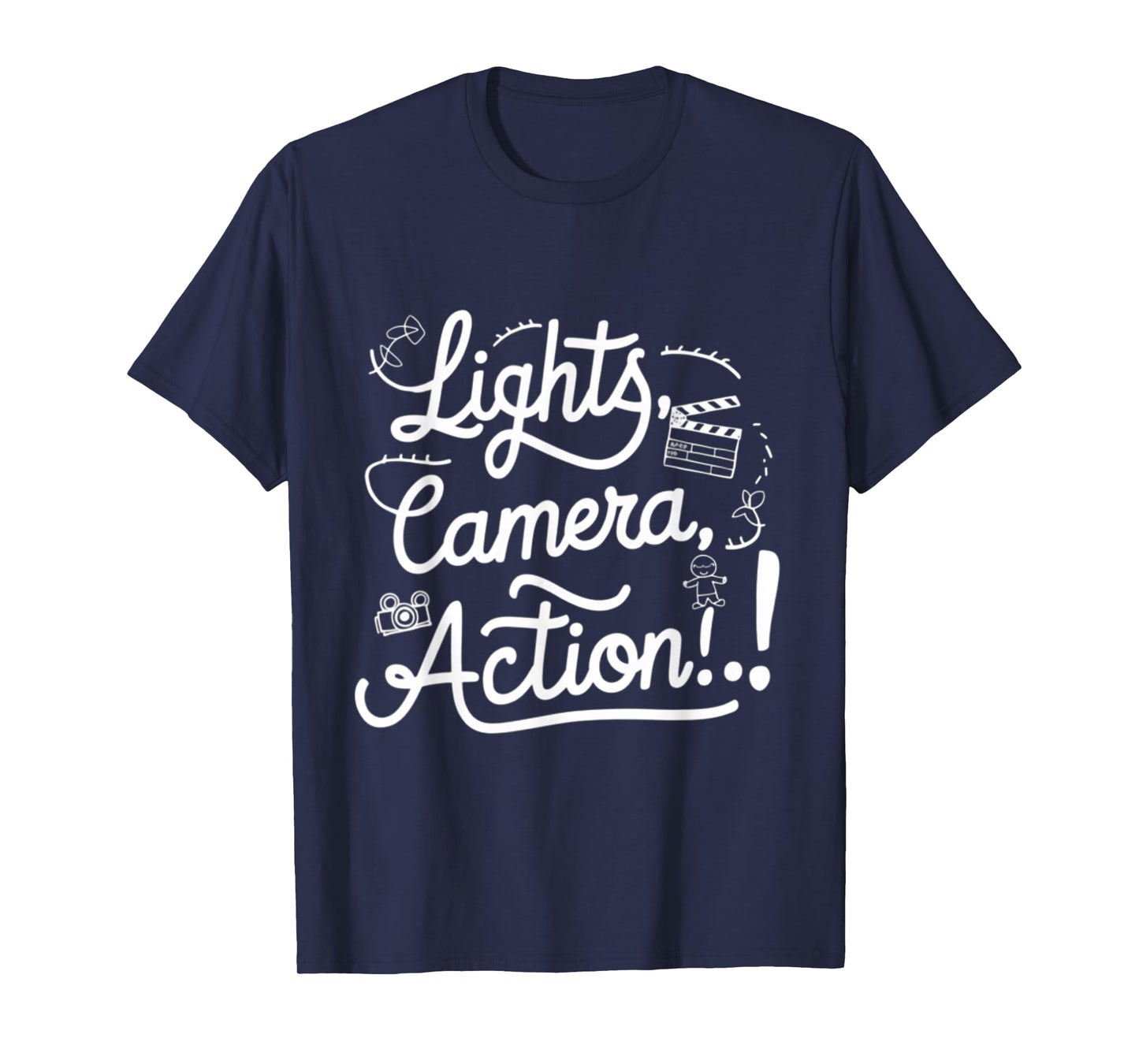 Director Film Crew Lights Camera Action Video Producer Quote T-Shirt