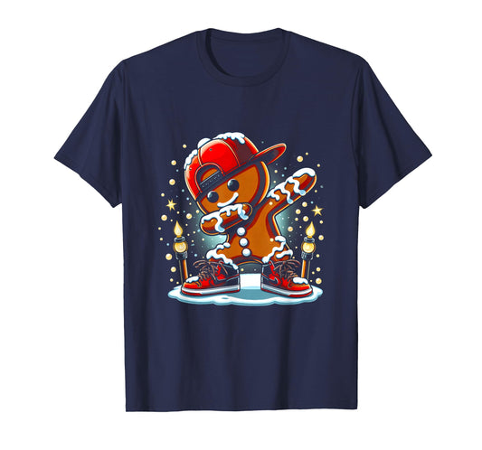 Cool Gingerbread Dabbing Funny Christmas Dab Dance Xmas T-Shirt