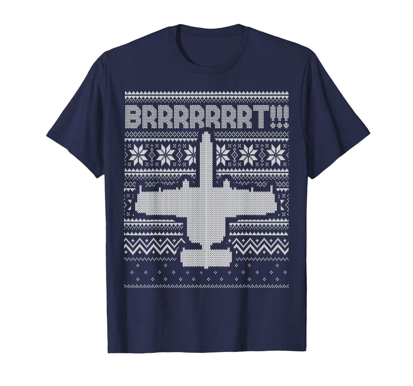 A-10 Warthog Ugly Xmas Tee fighter jet usaf pilot or crew