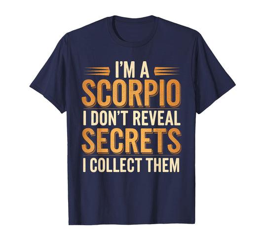 Scorpio Zodiac Sign Birthday Horoscope Astrology T-Shirt
