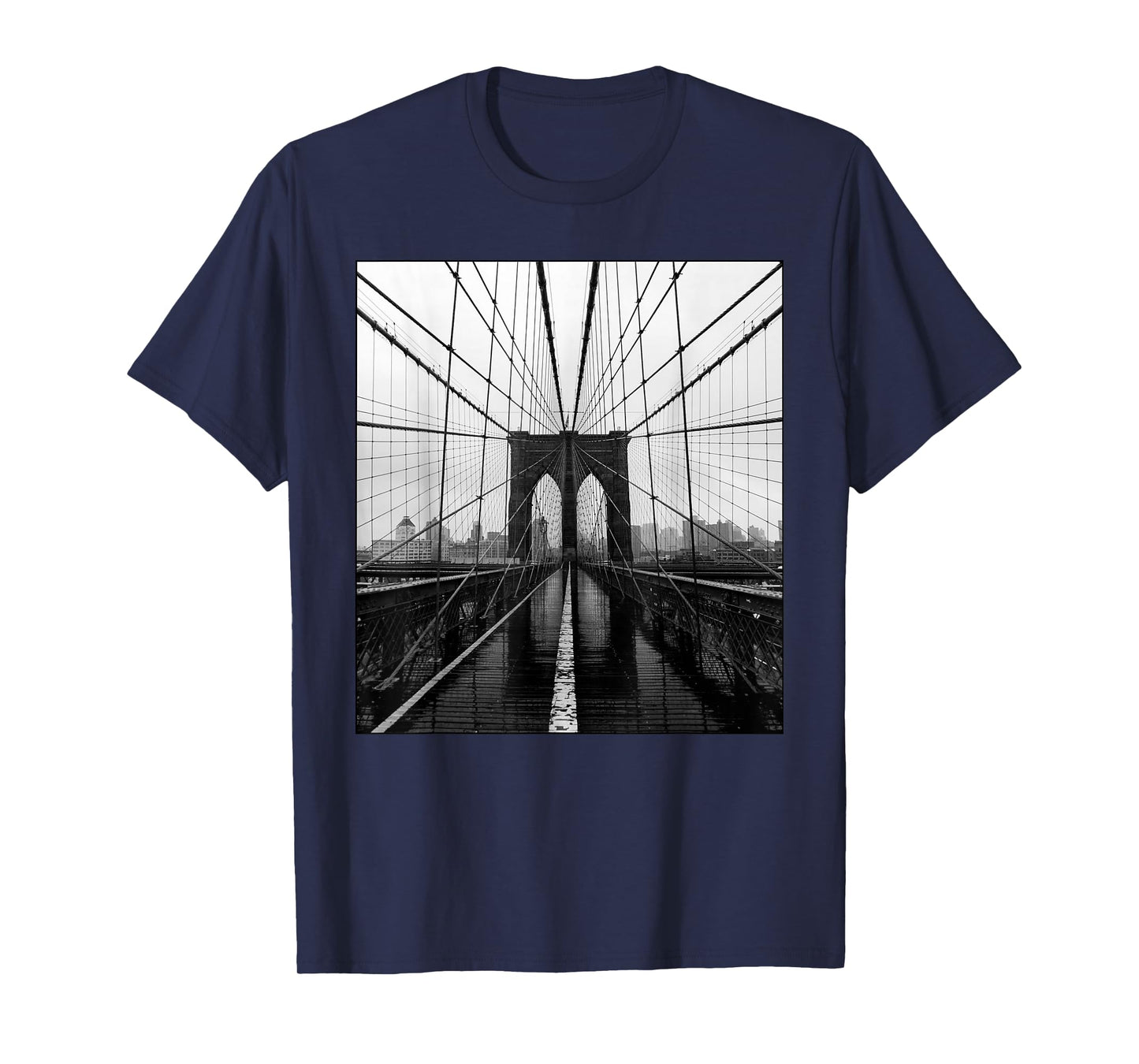 Brooklyn Bridge Photo Art NYC New York City Skyline Brooklyn T-Shirt